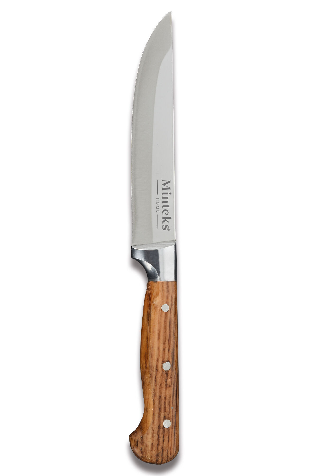 Minteks 24 cm Ahşap Saplı Çelik Sebze Bıçağı B024S - 4
