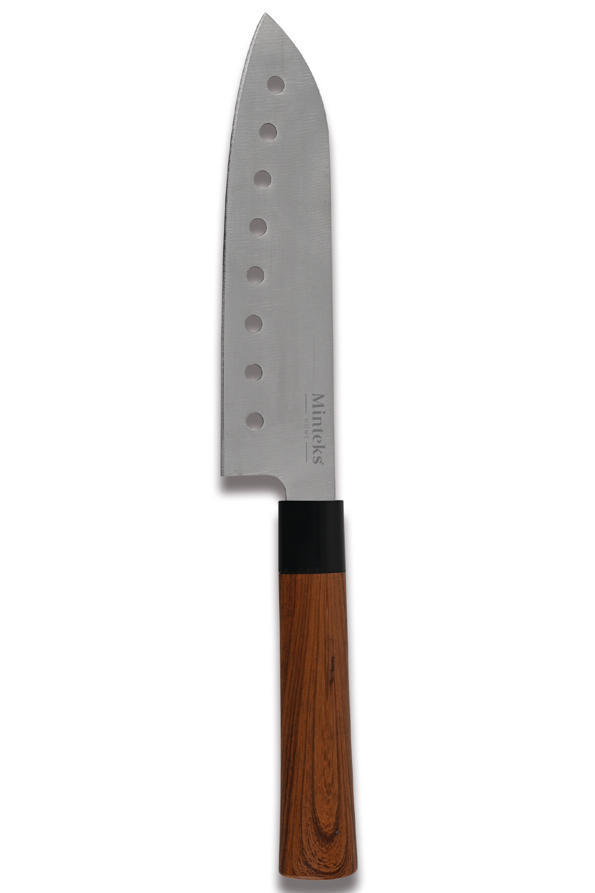 Minteks İnci Kaplama 30 cm Delikli Ahşap Saplı Çelik Sef Bıçağı I0400D - 3
