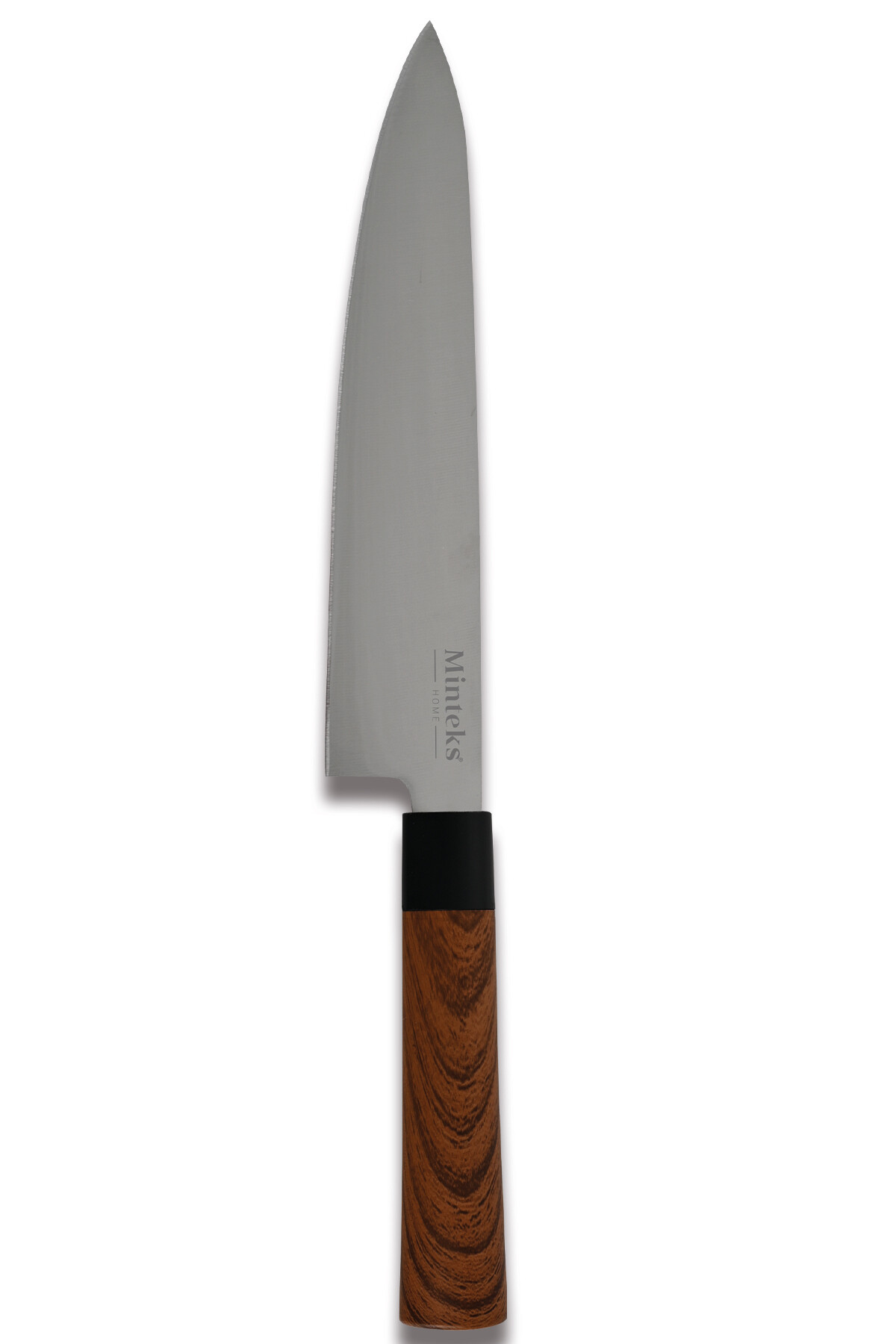 Minteks İnci Kaplama 33 cm Ahşap Saplı Çelik Sef Bıçağı I0462 - 4
